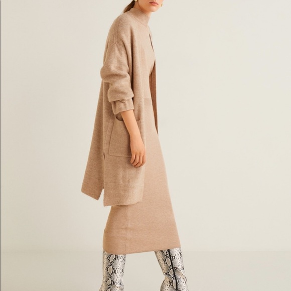 pocket knit cardigan mango